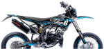 Stage6 Grafikai készlet Fantic XM 50 2017 - 2022 Stage6 Kék Stage6 Vázak, idomok, kiegészítők Idomok, burkolat elemek