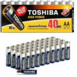 Toshiba alkáli elem AA LR6 R6 1.5V szuper erős 40 db (TOSBAT0840)
