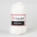 Pasmanterie. eu Kötő-/horgolófonal YarnArt Begonia 003 fehér, egyszínű, … (Pasmanterie.eu_15487_70151)