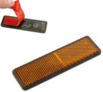 V PARTS 91x21 téglalap alakú narancssárga prizma - öntapadós V PARTS Bicikli alkatrészek Kerékpáros kiegészítők Kerékpár világítások és visszaverők