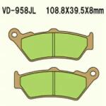Wesrah VD-958JL (FA209) fékbetét Wesrah Futómű és fék alkatrészek Fékbetétek (tárcsafék)