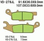 Wesrah VESRAH VD-278JL fékbetét Wesrah Futómű és fék alkatrészek Fékbetétek (tárcsafék)
