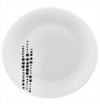 Bormioli Rocco Desszert tányér Bormioli Rocco White Moon, fehér 20 cm, opál üveg (5901468217632)