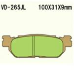 Wesrah Vesrah VD-265JL fékbetét Wesrah Futómű és fék alkatrészek Fékbetétek (tárcsafék)