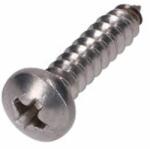 Aprilia Lemezcsavar OEM Cross Slot Inox 2, 9x12mm Aprilia Vázak, idomok, kiegészítők Idomok, burkolat elemek