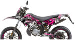 Stage6 Grafikai készlet Derbi Xtreme 2011 - 2017 Stage6 rózsaszín/fekete Stage6 Vázak, idomok, kiegészítők Idomok, burkolat elemek