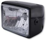 ECIE téglalap alakú fényszóró, oldalsó rögzítés, H4 12V 60/55W, ABS, fekete ECIE Elektronika Világítások Fényszórók