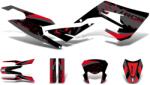 Motomotors Dekoráció / Matricakészlet fekete-piros-szürke matt Gilera RCR 50 2018-hez Motomotors Vázak, idomok, kiegészítők Idomok, burkolat elemek