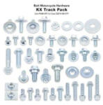 BOLT Track Pack csavar készlet Kawasaki KX / KXF BOLT Vázak, idomok, kiegészítők Idomok, burkolat elemek
