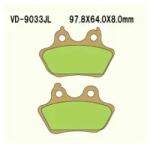 Wesrah Vesrah VD-9033JL (FA434) fékbetét Wesrah Futómű és fék alkatrészek Fékbetétek (tárcsafék)