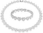 ElectraStore Set Ariana Grande Colier si Bratara Heart Silver (C4509)