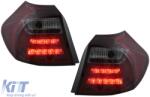 KITT Lightning LED Hátsó lámpa sor BMW 1 E81 E87 (2004-08.2007) piros füst szín (TLBME87RS)