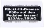 MOGA Keretes matrica méretei 53/27mm fekete-fehér Hercules, Prima, HR Hobby Riderhez MOGA Vázak, idomok, kiegészítők Idomok, burkolat elemek