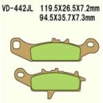 Wesrah VD-442JL fékbetét Wesrah Futómű és fék alkatrészek Fékbetétek (tárcsafék)