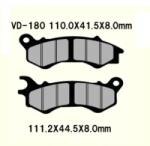 Wesrah VD-180 (FA603) fékbetét Wesrah Futómű és fék alkatrészek Fékbetétek (tárcsafék)