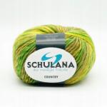 SCHULANA Country fonal olasz gyapjú szín 100 zöld-sárga 50g (100)