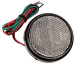 Standard Parts 58 mm kerek fehér LED-es prizma Standard Parts Bicikli alkatrészek Kerékpáros kiegészítők Kerékpár világítások és visszaverők