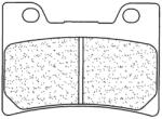 CL BRAKES utcai szinterezett fém fékbetétek - 2309A3+ CL BRAKES Futómű és fék alkatrészek Fékbetétek (tárcsafék)