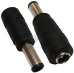  92356 DC adapter. DC dugó 6, 4x1, 4mm-DC aljzat 5, 5x2, 1mm