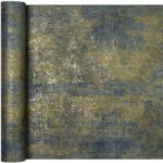 Erismann Tapéta Elegáns Püré Beton Utánzat Arany És Sötétkék Flizelin (10438-02)