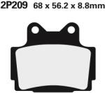 Nissin Off-Road Félig Fémes Fékbetétek - 2P-209GS NISSIN Futómű és fék alkatrészek Fékbetétek (tárcsafék)