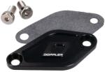 Doppler Olajszivattyú fedél Doppler fekete Minarelli AM6, Derbi EBE, EBS, D50B, D50B modellekhez Doppler Motor alkatrészek Olajfilterek, olajpumpák