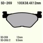 Wesrah VD-269 fékbetét Wesrah Futómű és fék alkatrészek Fékbetétek (tárcsafék)