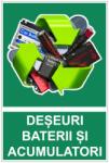  Sticker indicator Deseuri Baterii si Acumulatori