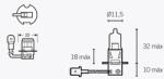 Vparts H3 izzók 12V 55W V PARTS Elektromos alkatrészek Világítás és fényjelzés Izzók Fényszóróizzók H3/PK22s fényszóróizzók