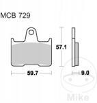 TRW Fékbetétek Moto. (organikus) Suzuki Gsf 650 Bandit, S Bandit (05-06)
