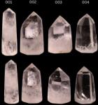  Obelisc Cuart Alb - 52-76 x 21-40 x 21-44 mm - Piatra energiei pure pentru decor colectie si cadou - 1 Buc