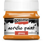  Fényes akrilfesték, 50 ml - narancs