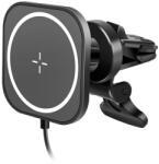 LogiLink MagSafe autós tartó indukciós töltővel 15W Qi rács szélvédő pilótafülke (PA0329)