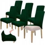  6 Db Palack Székhuzat Zöld Rugalmas Vastag huzat (21CD2-6SZT_S)