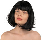 Partydeco Paróka rövid kleopátra, Fekete (LUFI703923)