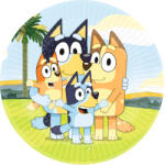 anagram Papírtányér 23cm 8db Bluey (LUFI129555)