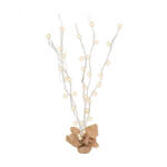  Világító 120 cm-es ágak, 40 db LED, fehér színű, ismétlődő időzítés, beltéri (KLB-120-WH)