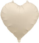  Foil Balloon Heart, 45cm, beige (FB9T-013J)