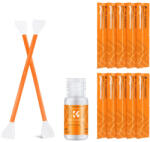 K&f Concept dupla fejes 16 mm-es tisztítópálca készlet, APS-C, 10 db + 20 ml tisztító folyadék