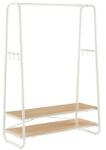 Vasagle Vállfaállvány, Vasagle, RGR112B01, rusztikus barna, 100x45x160 cm (RGR112B01)
