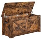 VASAGLE Tároló láda, Vasagle, LSB060T01, rusztikus barna, 100 x 40 x 46 cm (LSB060T01-LR)