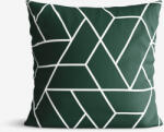 Goldea pamut párnahuzat - mozaik minta, sötétzöld alapon 40 x 60 cm