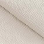 Goldea pamut krepp anyag - latte 160 cm