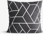 Goldea pamut párnahuzat - mozaik minta, sötétszürke alapon 50 x 70 cm