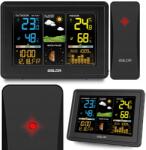 Baldr Időjárás állomás kijelzővel BD-907 fekete (390700)