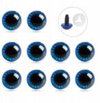 MIXFORM Játékszemek, stift és patent, műanyag, kék, 19.5mm, 10db (13WB31931)