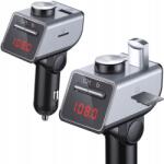 Decortrend Autós Adó Fm MP3 Usb Töltő 2.1A (Q18S-SILVER)