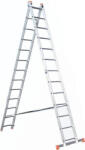 Fabricadetuica Scara Aluminiu 2 tronsoane 11 trepte