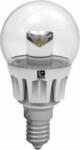 Lumen Bec Led Sferic 5 W Alb Cald E14 Transparent 230 V (06-7550-cald)
