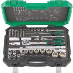 Fortis Гедоре комплект fortis 1/4" и 1/2", 55 части (fortis 4317784706995)